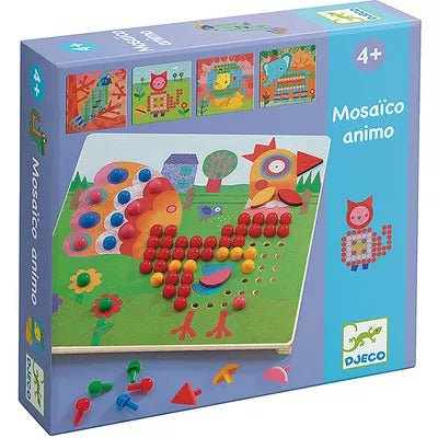 Djeco Mosaico Animo Chiodini - Emotions Toy