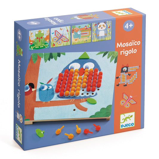 Djeco Mosaico Rigolo Chiodini - Emotions Toy