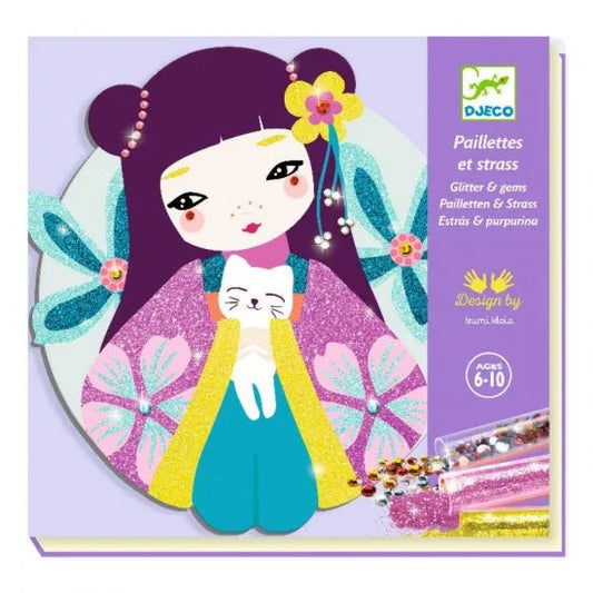 Djeco Onnanoko Quadretti da glitterare - Emotions Toy