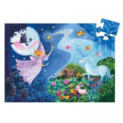 Djeco Puzzle Fata e unicorno 36 pz - Emotions Toy