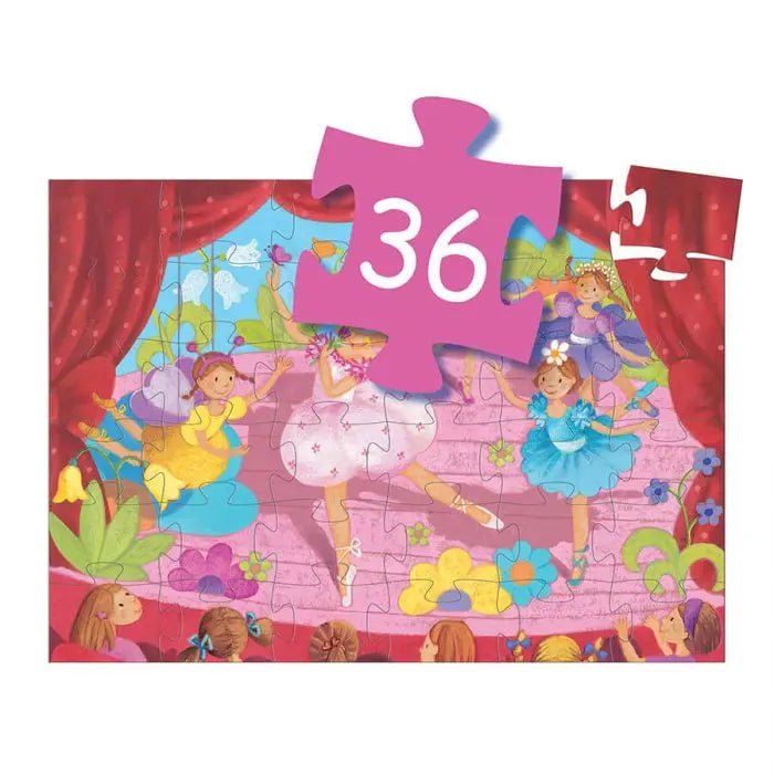 Djeco Puzzle La ballerina dei fiori 36 pz - Emotions Toy