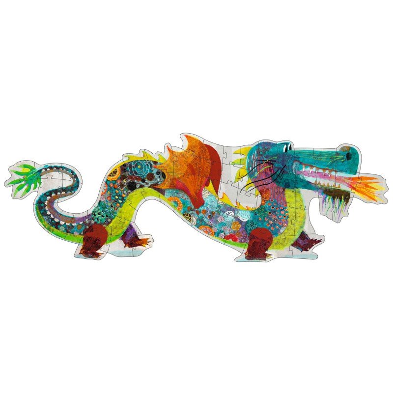 Djeco Puzzle Leon Il drago 58 pezzi - Emotions Toy