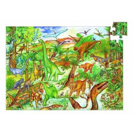 Djeco Puzzle Observation Dinosauri & libretto 100 pezzi - Emotions Toy