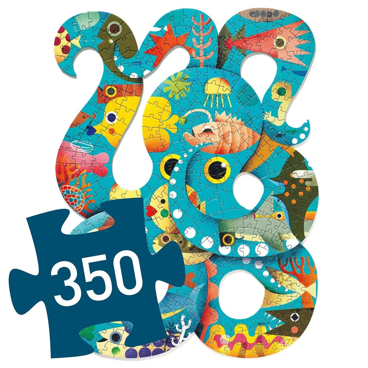 Djeco Puzzle Puzz'Art Octopus 350 pezzi - Emotions Toy