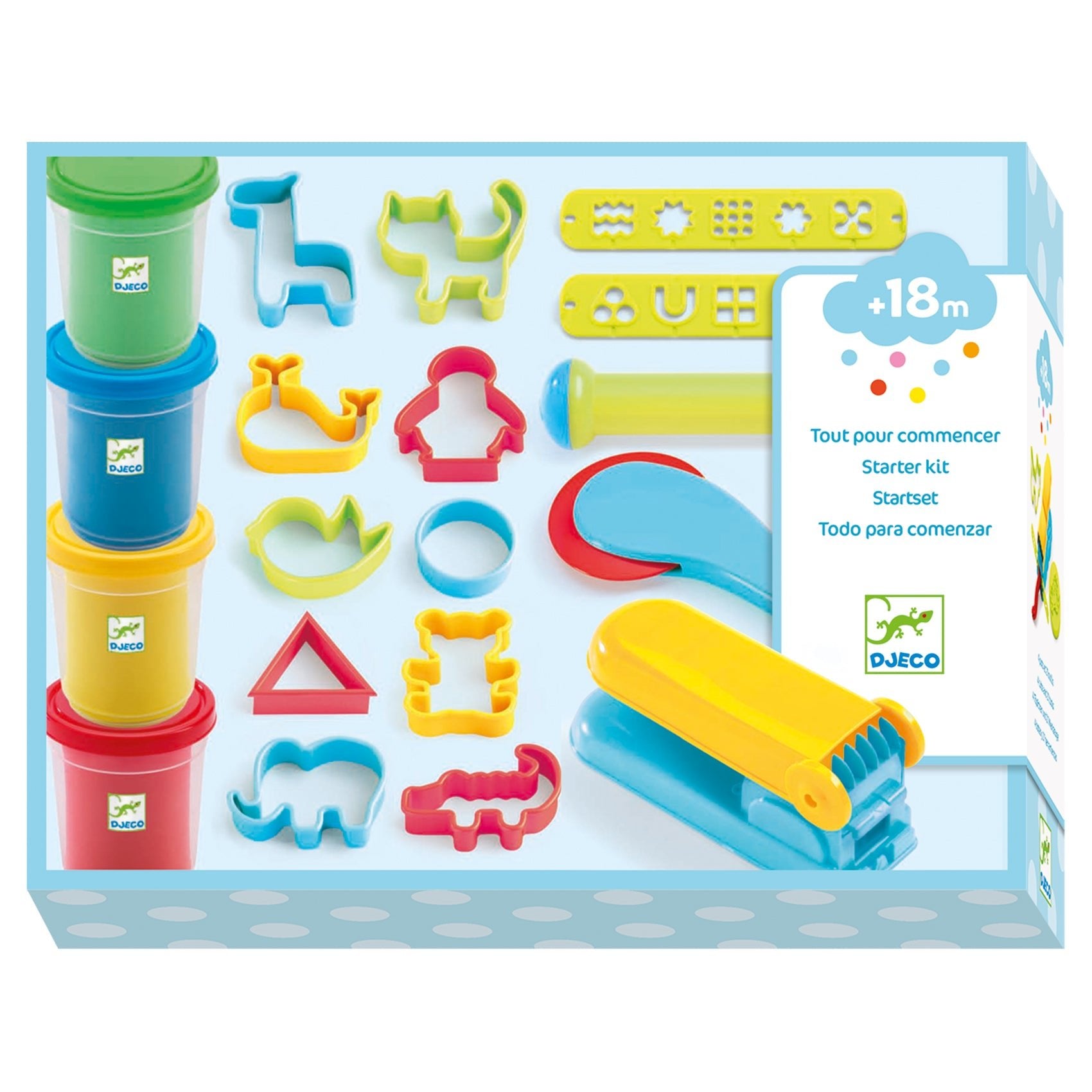 Djeco Starter Kit pasta da modellare - Emotions Toy