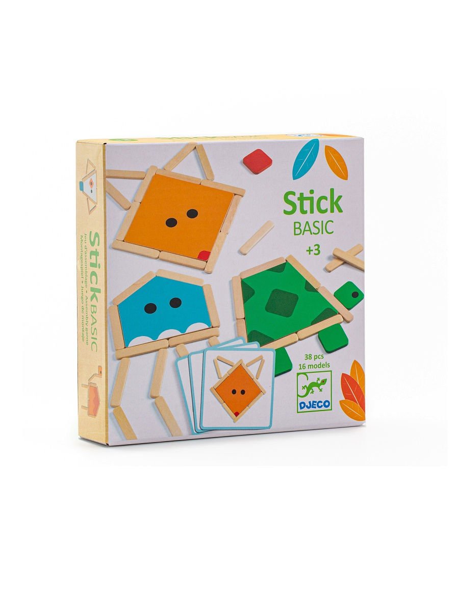 Djeco Stick Basic Puzzle in legno - Emotions Toy