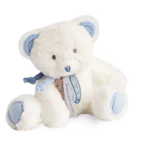 Doudou et Compagnie Peluche Acchiappasogni Orsetto Blu 22 cm - Emotions Toy