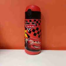 Seven Junior Borraccia Termica con Cannuccia Cars 460 ml