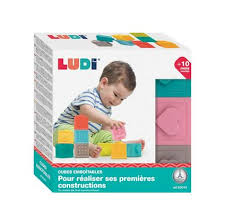 Ludi 30043.LDI Cubi in  gomma morbidi impilabili