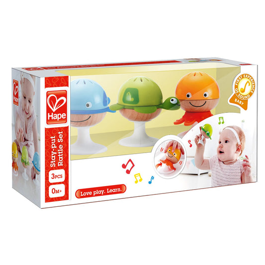 Hape E0330 Set sonagli sempre in piedi con ventosa