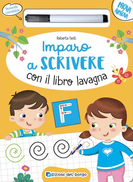 Edizioni del Borgo Imparo a Scrivere con il libro lavagna - Emotions Toy