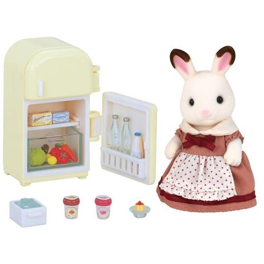 Epoch 5014 Sylvanian Family Mamma coniglio Cioccolato con frigorifero - Emotions Toy