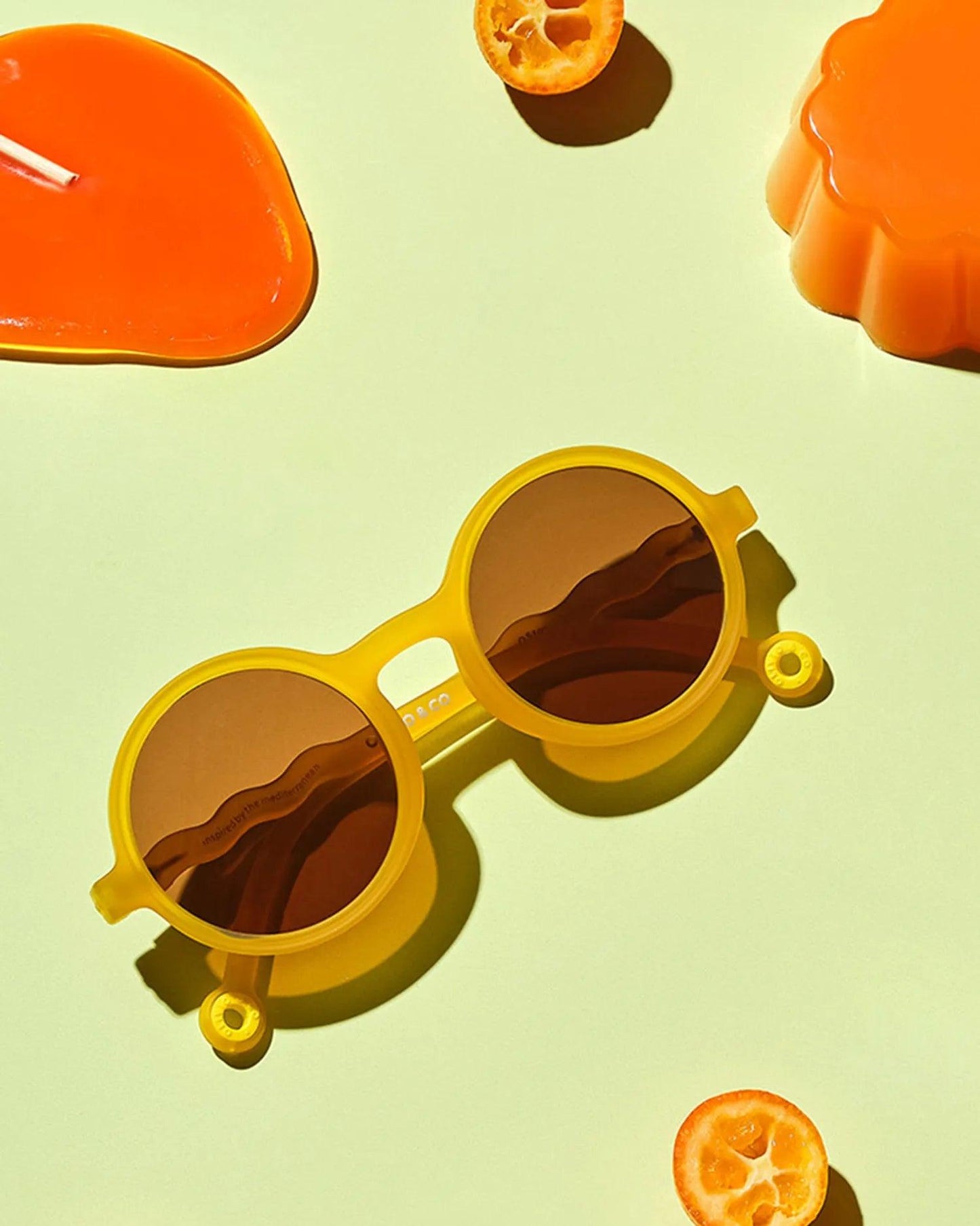 Olivio & Co - Occhiali da sole Citrus Yellow, Junior - EmotionsToy