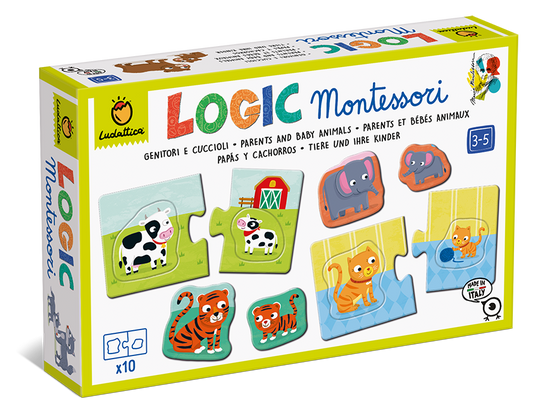 Ludattica Genitori e cuccioli Logic Montessori