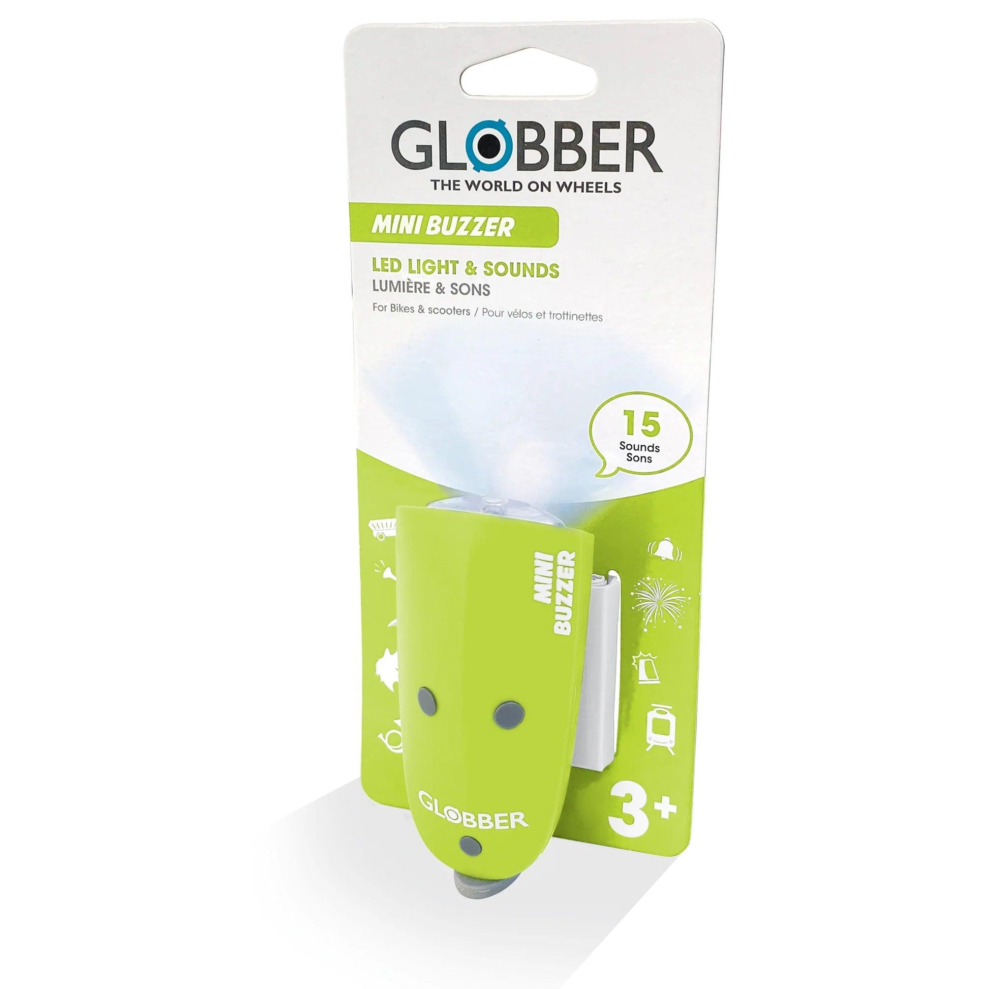 Globber  Luce e clacson per monopattini Verde lime - EmotionsToy