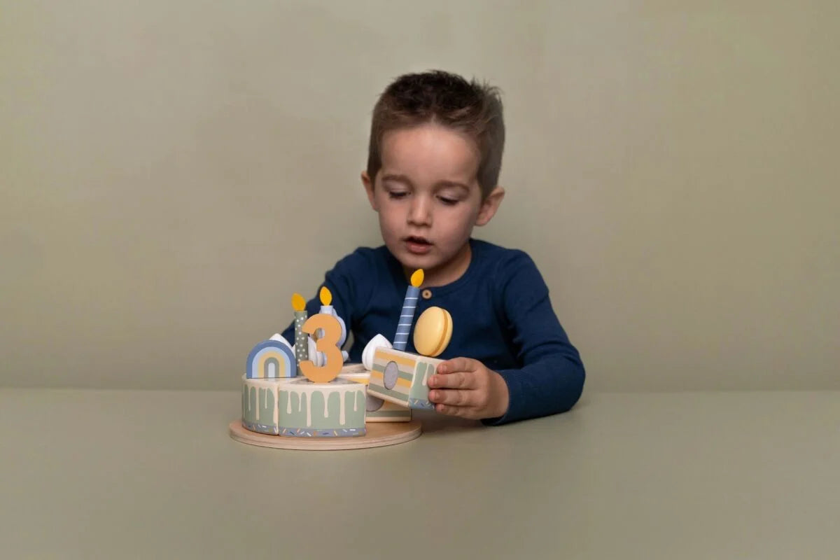 Little Dutch  Torta di Compleanno Blu - EmotionsToy