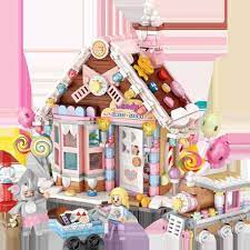 LozBlocks 3894-1224 Set costruzione mini Casetta di Natale Candy