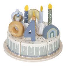 Little Dutch  Torta di Compleanno Blu - EmotionsToy