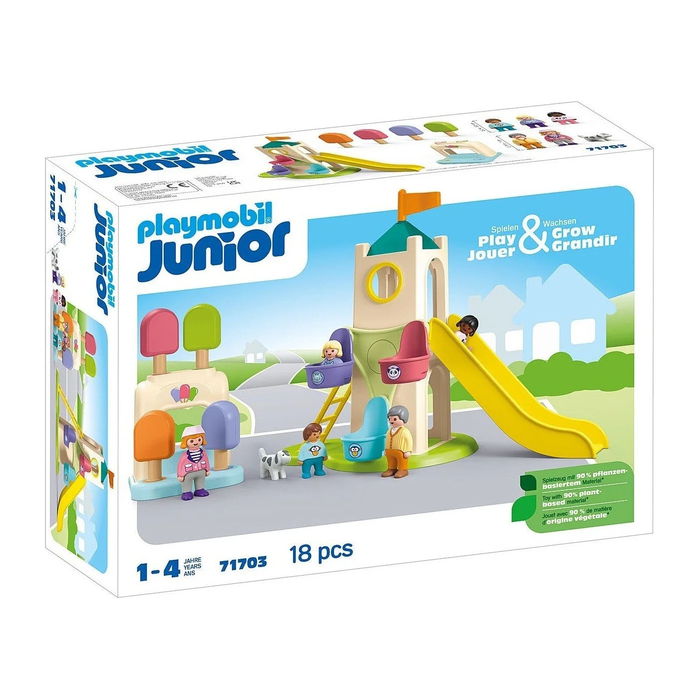 Playmobil Junior 71703 Torre delle avventure con stand dei gelati