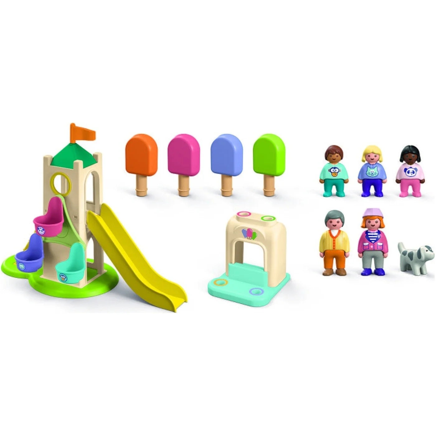 Playmobil Junior 71703 Torre delle avventure con stand dei gelati