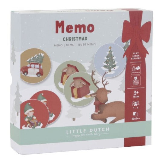 Little Dutch LD4864 Gioco del Memo Christmas