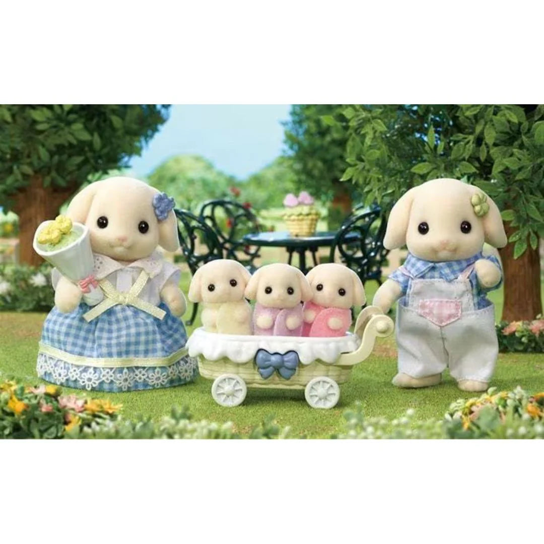 Epoch 5735 Sylvanian Family Famiglia Coniglio Flora