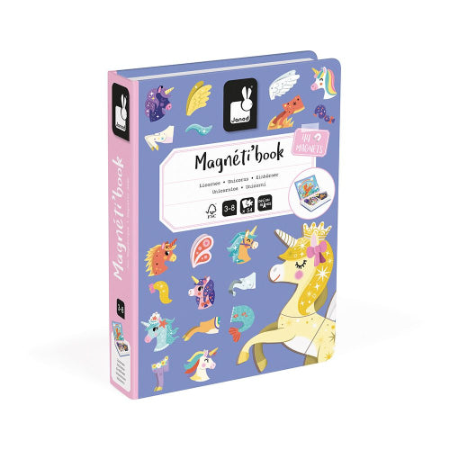 Janod J02584 Magneti' Book Unicorns