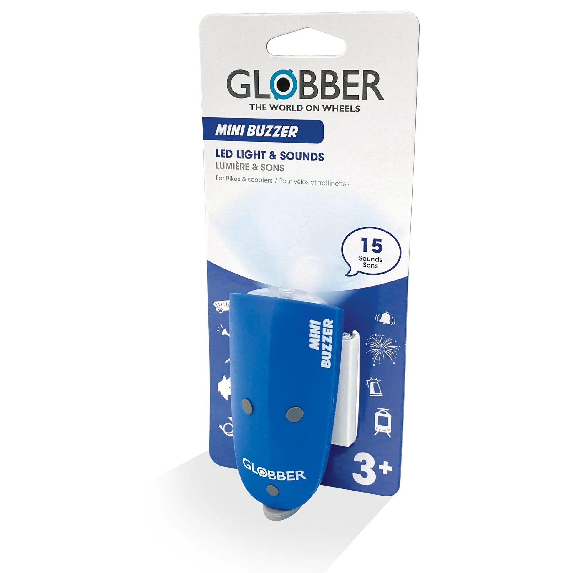 Globber  Luce e clacson per monopattini Blu - EmotionsToy