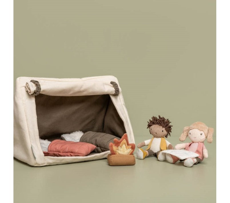 Little Dutch  Cuddle Doll Set in Campeggio con Jake e Anna - EmotionsToy