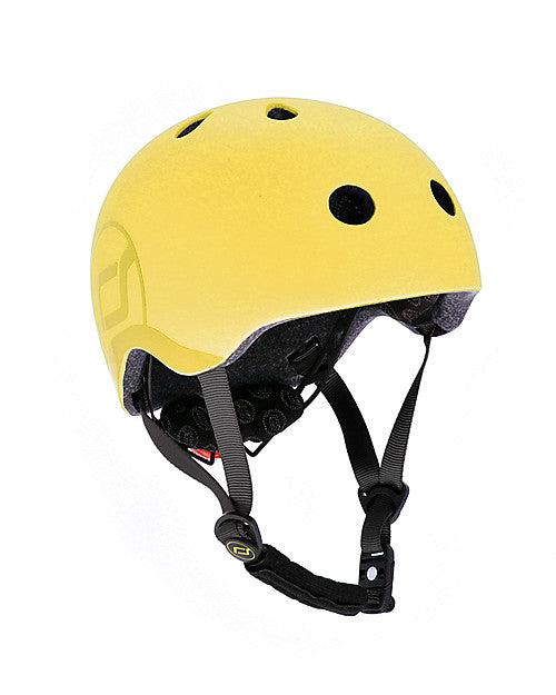 Scoot & Ride - Casco per bambini Giallo limone taglia S - M - NaturGiocando