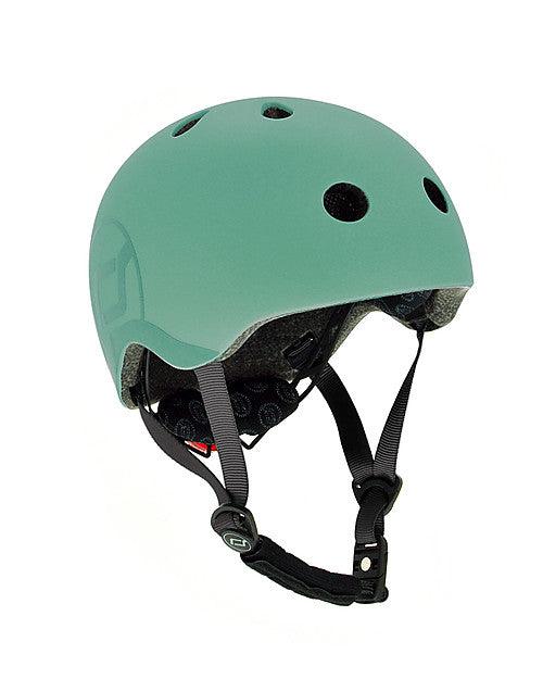 Scoot & Ride - Casco per bambini Verde foresta taglia S - M - NaturGiocando