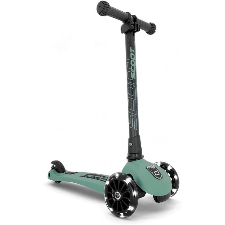 Scoot & Ride Highwaykick 3 LED Scooter Verde Foresta