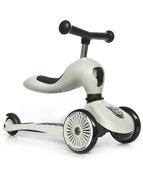 Scoot & Ride - Highwaykick 1 Grigio cenere Kickboard con Sedile - NaturGiocando