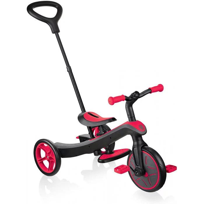 Globber  EXPLORER TRIKE 4in1 - Triciclo & balance bike Rosso - EmotionsToy