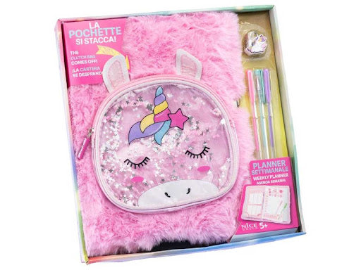 Nice 16012 Magic Unicorn Diario Maxi Planner con Pochette